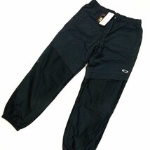 新品 1円～ オークリー ウィンドウォーム ジョガーパンツ L(79-84cm) 黒 ENHANCE WIND WARM PANTS 防風 撥水 保温 OAKLEY メンズ 【2947a】_画像2