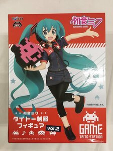 【1円～】【未開封】初音ミク タイトー制服 フィギュアvol.2 キャラクター・ボーカル・シリーズ01 初音ミク×スペースインベーダー