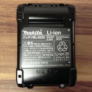 ▼【TH-1327】未使用品 makita マキタ 純正リチウムイオンバッテリ BL4025 40V2.5Ah 雪マーク付の画像3