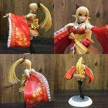 tu062 コトブキヤ Shining Resonance 光明之響 1/8スケール 霧香・永羽・亞爾瑪 紅葉羽衣ver. ※中古_画像2