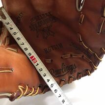 Rawlings ローリングス 一般軟式野球用グローブ　オールラウンド 右投げ　ブラウン　中古　旧ラベル　ベースボール　グラブ_画像5