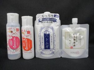 未使用 コスメ サナ なめらか本舗 豆乳イソフラボン 化粧水 200ml 和肌美泉 お風呂で使える洗い流す泥パック 180g 等