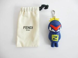 未使用 フェンディ FENDI USBメモリ 4GB バッグバグズ BAG BUGS モンスター 青 ブルー 保存袋付き