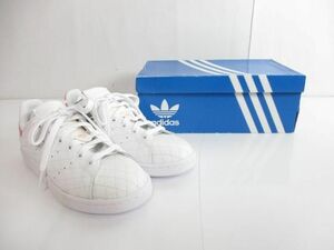 未使用 アディダス adidas スニーカー STAN SMITH W FV4070 22.5cm ホワイト ピンク レディース