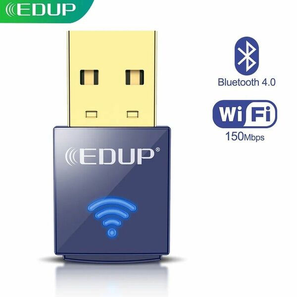 Edup Wifi & Bluetooth USBアダプタ 無線LAN 中継機 2in1 150Mbps + BT 4.0