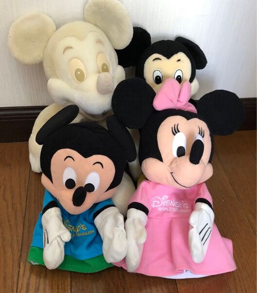パペット ぬいぐるみ ミッキー ミニー ディズニー Disney ミッキーマウス 東京ディズニーランド ディズニー英語システム