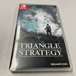 中古　Nintendo switch TRIANGLE STRATEGY　トライアングルストラテジー　スクエニ