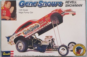 プラモデル 1/25 Revell H-1459 - Gene Snow's Revell Snowman Vega Funny Car