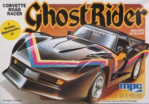 プラモデル 1/25 mpc 1-3720 - Ghostrider Corvette Road Racer
