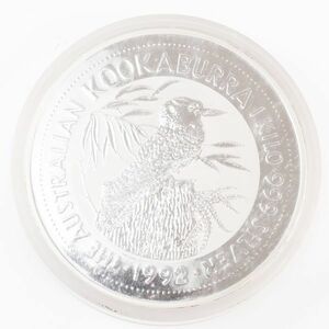 【氷】オーストラリア 1kg 銀貨 1キロ 純銀 30ドル 30DOLLARS コイン 1992 999 SILVER エリザベス女王 1079ｇ AJJ994