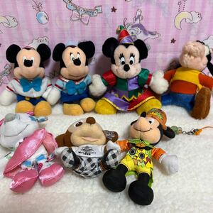 ディズニー　ぬいぐるみ　バッジ　ぬいば　レトロ　ヴィンテージ　ミニー　グーフィー　プライズ品はオマケです