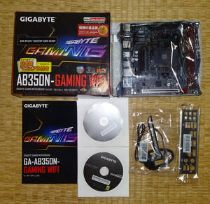 GIGABYTE GA-AB350N-GAMING WIFI 最新BIOS済み RYZEN第1～第5世代対応 