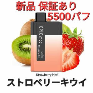 5500パフ NEITH EPIC MOD 14ml 650mAh Type-C充電 使い捨てベイプ ストロベリーキウイ