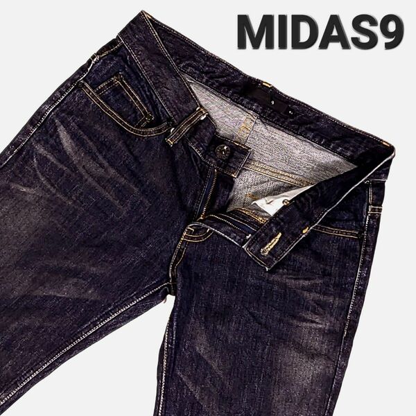 Midas ジーンズ ワンウォッシュ デニムパンツ メンズ ミダス