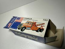 トミカ 青箱 ホルムス パワーレッカー TOMICA 当時物 絶版 No.F63 外国車シリーズ　希少カラー　日本製_画像9