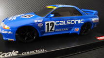 京商 ミニッツ　ボディ　CALSONIC　SKYLINE　GT-R　R32　カルソニック　GTR　ニスモホイール　mini-z_画像2