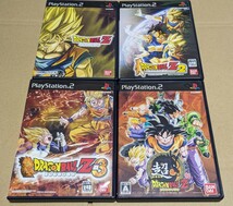 【美品】【送料無料】【PS2】ドラゴンボールZ 2 3 超ドラゴンボールZ 4点セット_画像1