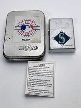 P024 ZIPPO ジッポー MLBP シアトル・マリナーズ U.S.A 箱付き_画像1