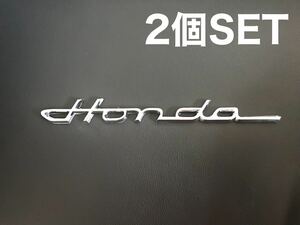 HONDA ２個セット　エンブレム　ホンダ　クラシックエンブレム　ロゴ　メッキ