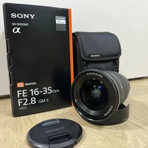 【ほぼ未使用】SONY SEL1635GM2 FE 16-35mm F2.8 GM II レンズ ソニー 保証充実