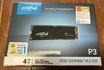 Crucial SSD 4TB CT4000P3SSD8JP NVMe M.2 クルーシャル PCIe_画像1