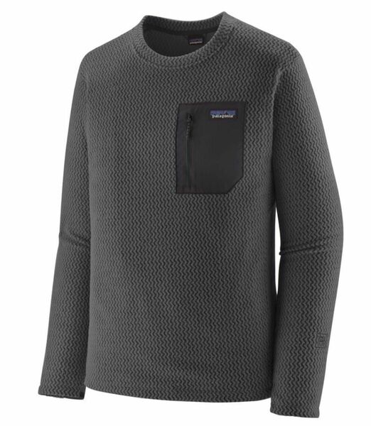 パタゴニア R1エア クルー　メンズ　 patagonia フリース Grey グレー　Lサイズ