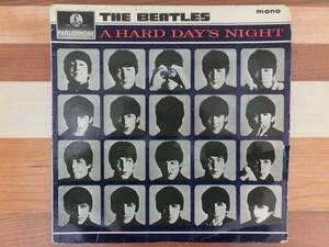 UK Original Mono 1st★A hard day's night★Matrix:-3N/-3N★KT★Beatles