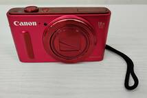 キャノン/Canon 18x パワーショット PowerShot SX610 HS wi-fi 4.5-81.0mm 1:3.8-6.9 動作未確認 デジカメ 赤 中古 ジャンク_画像2