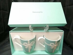 新品未使用◇自宅保管 ティファニー ブルーリボン マグカップ ≪ペア≫ TIFFANY&Co. ※追加出品予定あり