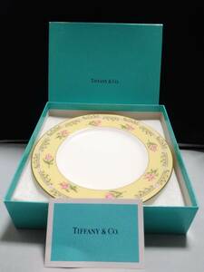 18CM《1枚》新品未使用◇ティファニー ピンク チューリップ プレート TIFFANY&Co. ※化粧箱なし配送