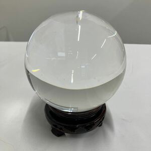 水晶玉 [直径約10センチ]パワーストーン 丸玉 占い インテリア 置物 水晶球 縁起物 クリスタルボール