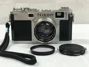 Nikon S2 ニコン 一眼レフカメラ Nippon Kogaku Tokyo 1:1.4 f=5cm レンジファインダー フィルムカメラ 光学機器 撮影 趣味 コレクター 