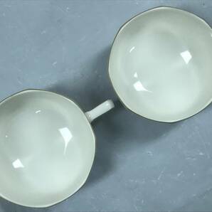 【未使用品】GIVENCHY ジバンシー yamaka カップ ソーサー ティーカップ 2客 陶磁器 茶器 洋食器 キッチン インテリア 趣味 コレクター の画像4