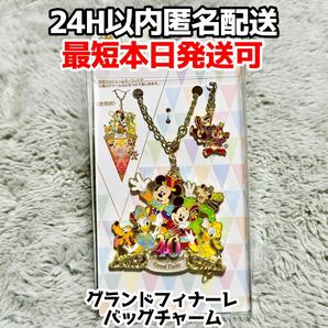 【コメント値引き有】ディズニー 40周年 グランドフィナーレ バッグチャーム