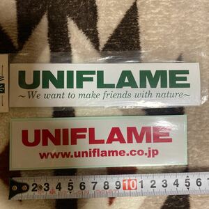 ユニフレーム UNIFLAME 純正ステッカー 2枚 新品未使用 保管品