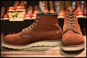 [8D хорошая вещь 05 год ] Red Wing 8811 Irish setter красный чай замша медь черновой наружный плетеный вверх ботинки redwing HOPESMORE