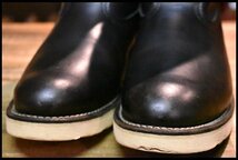 【7.5E 良品 10年】レッドウィング 8169 ペコス 黒 ブラッククローム クッションソール プルオン ブーツ redwing pecos HOPESMORE_画像5