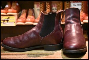 【9D 良品 16年】レッドウィング 9077 ミルワン コングレス ブラックチェリー フェザーストーン サイドゴア ブーツ redwing HOPESMORE