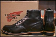 【8D 箱付 美品 19年】レッドウィング 9414 ベックマン 黒 ブラック フェザーストーン プレーントゥ ブーツ 9014 redwing HOPESMORE_画像4