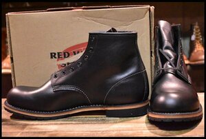 [13D box attaching unused 11 year ] Red Wing 9014 Beck man black black feather Stone plain tu braided up boots redwing HOPESMORE