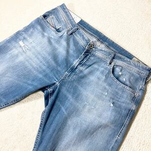 ●D3 【W38 大きめサイズ】DIESEL ディーゼル THOMMER ヴィンテージ加工 ストレッチデニムパンツ/ジーンズ/W38 L32/メンズ