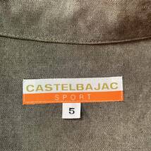 ●美品【軽やかな着心地】ライカ CASTELBAJAC カステルバジャック テンセル 長袖シャツ/サイズ5(L～LL程度)/メンズ/ボックス型 _画像3