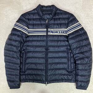 ●極美品【人気モデル】MONCLER モンクレール RENALD GIUBBOTTO ライトダウンジャケット/サイズ1/メンズ/ネイビー/正規品