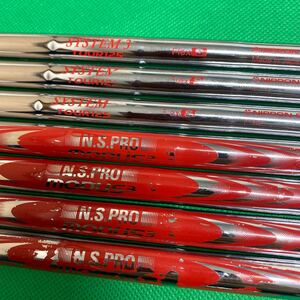 N.S.PRO MODUS3 TOUR 125 S 中古シャフト7本　4番用はおまけ