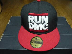 NEW ERA X RUN DMC　ニューエラ　ベースボールキャップ　7 1/2　ストリート　ヒップホップ