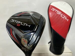 【中古】テーラーメイド TaylorMade ステルス2 HD フェアウェイウッド 5W 19度 TENSEI RED TM50 フレックスS