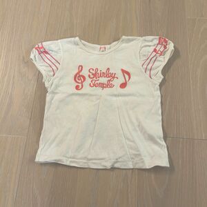 半袖Tシャツ　シャーリーテンプル　音符　ホワイト　 ピンク　女の子　かわいい　120cm 110cm メゾピアノ