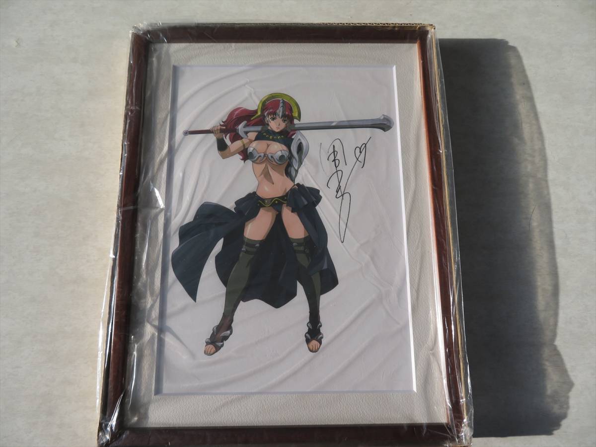 クイーンズブレイド クローデット複製原画 田中敦子直筆サイン クイーンズブレイド クローデット複製原画 田中敦子直筆サイン