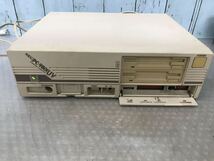 旧型PC NEC PC-9801UV パーソナルコンピューター 通電のみ確認　ジャンク（100s）_画像1
