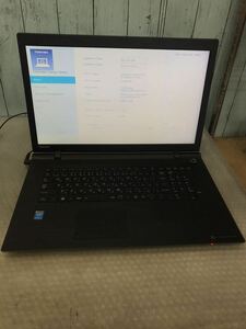 TOSHIBA B37/R，Bios起動OK，i5-5300U/4GB/500G 電源アダプタ付き （100s）